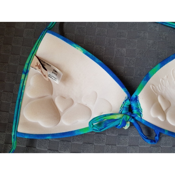Luli Fama Luxury String Bikini Top Molded Cups XS - Picture 8 of 12
